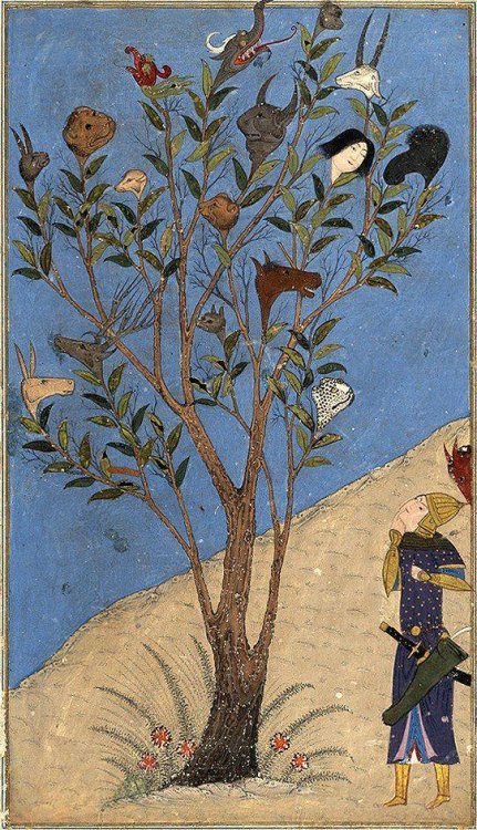 windypoplarsroom: Nasr al-Soltani“Eskandar (Alexander the Great) contemplates the Talking Tree