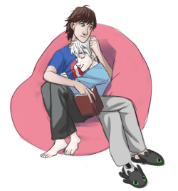 coldfeetwarmflames:  cuddly dorks