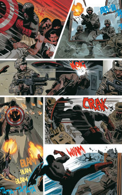 marvelcomicart:    Captain America: Sam Wilson 011 / Daniel Acuna  