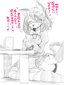 shinobe6:  It’s for Coke that she’s drinking.