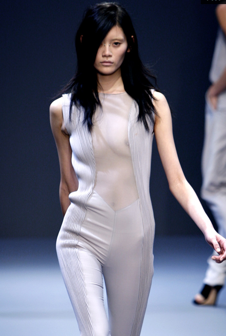 frenchoffence:
“Ming Xi (Elite) at Hakaan SS 2011
”