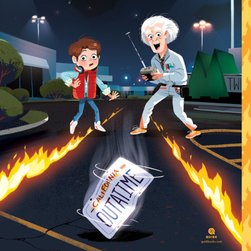 Happy book birthday to Back to the Future! #quirkbooks #kidlitart #docbrown #martymcfly #backtothefu