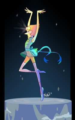 missmistymooart:   I’ve drawn Yellow Pearl so much but… never regular pearl.That ends now. 