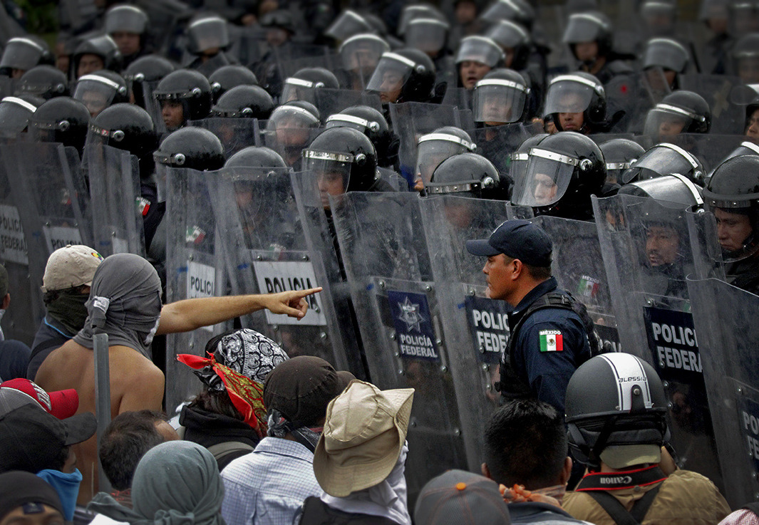 vultureswing:  Mexico’s Day of Rage 43 college students were abducted on Sept.