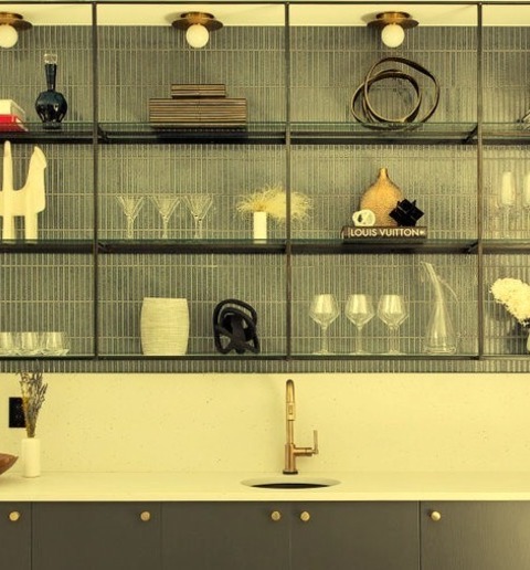 Home Bar - Contemporary Home Bar