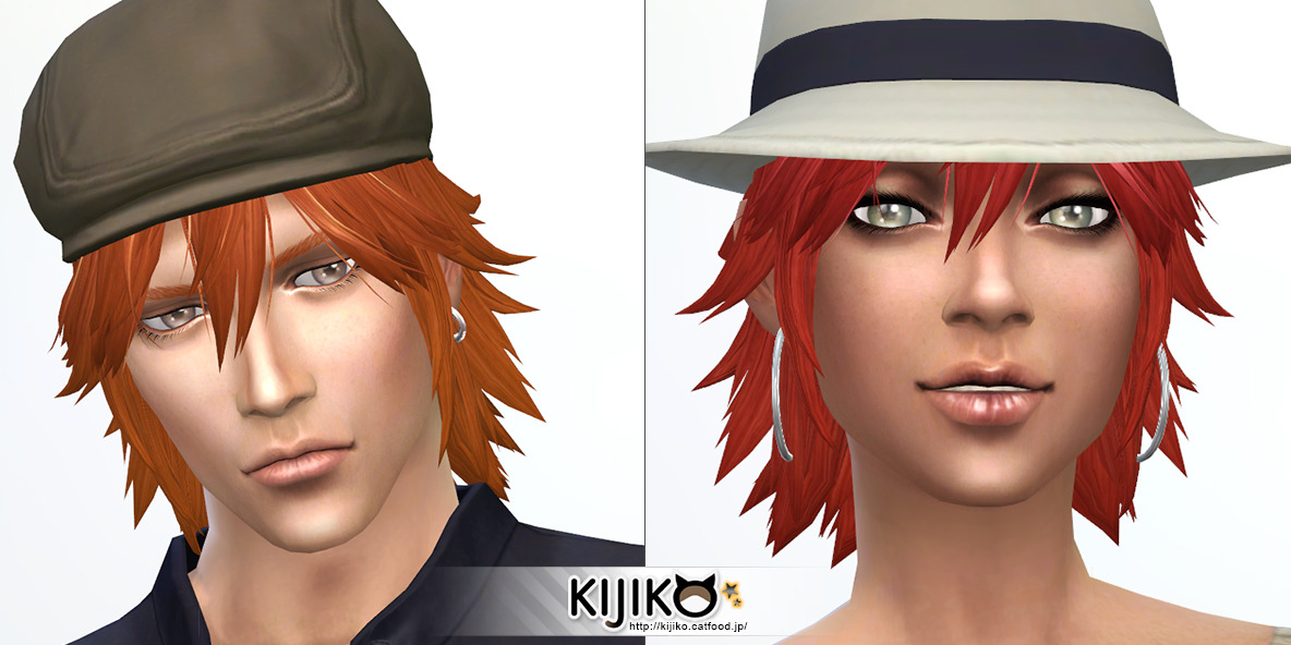 Kijiko New Hairstyles For The Sims 4 Spiky Layered