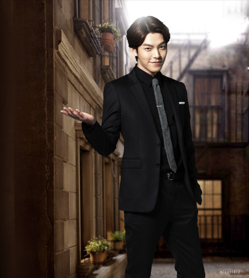 nc182:  Kim Woo Bin for Alba Heaven the second one is edited from the full picture which I didn&rsqu
