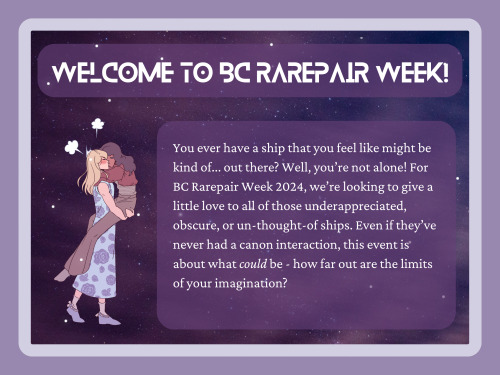 Upcoming: BC Rarepair Week!