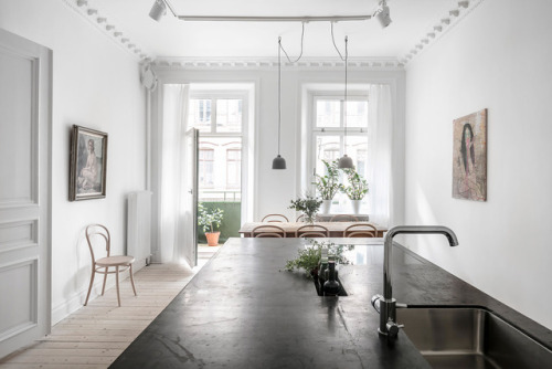 Minimalistic Swedish Apartment | Goteborg, SwedenLayout:(Source: alvhem.com)