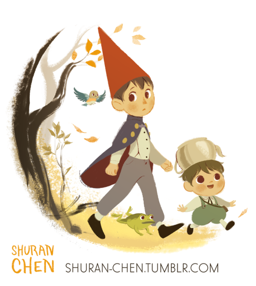 I usually don&rsquo;t do fanart, but I adored Over the Garden Wall, so here&rsquo;s a little drawing