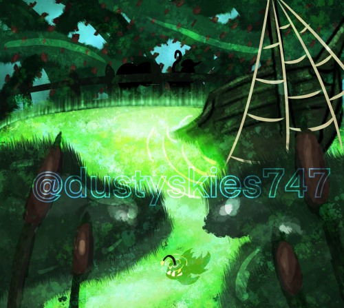 Inktober Day 5: Swamp (from My Own Prompt List!)