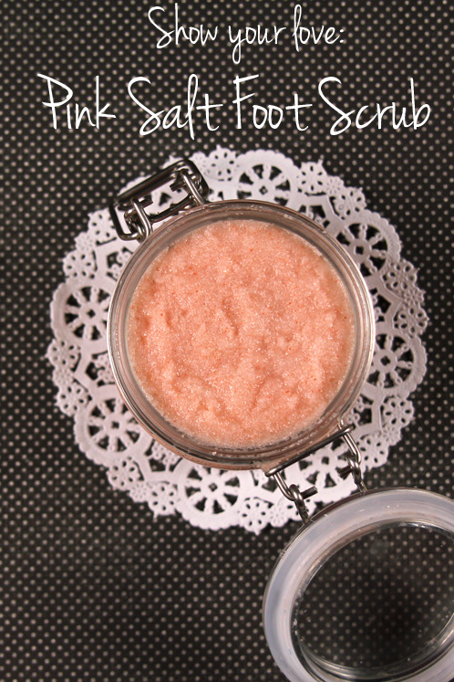 soapqueen:  Pink Salt Foot Scrub Tutorial 