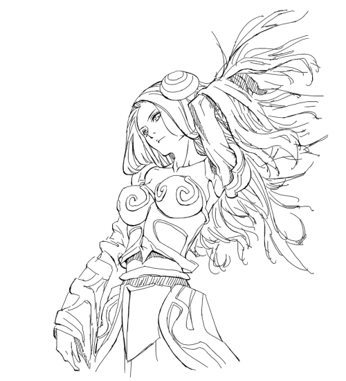 leagueofchupp:  Irelia by GSX [pixiv]  