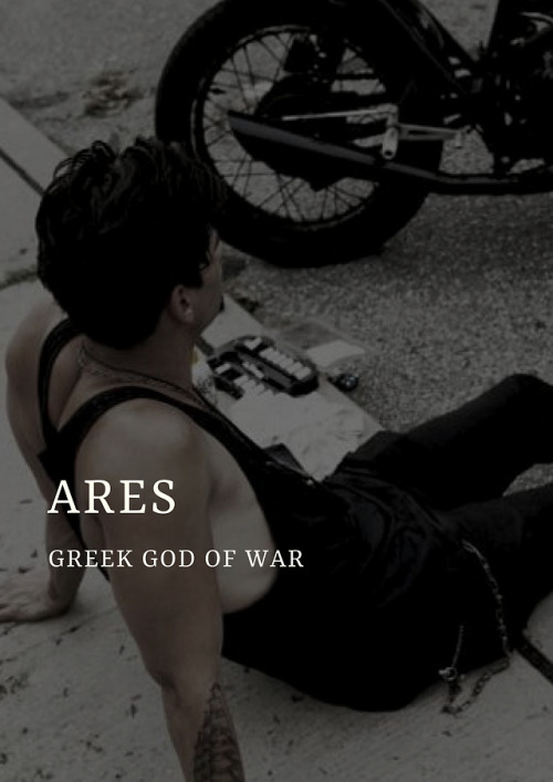 apeollo: greek mythology → ares god of war, violent and physical untamed aspect of war