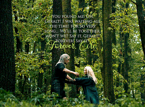 witchergeralt: the witcher requests: geralt and ciri’s ending scene