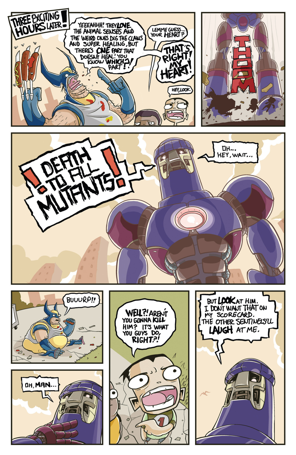 Meanwhile&hellip;in the Park!!by Jhonen Vasquez &amp; Rikki SimmonsJhonen