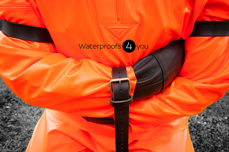 jacketbound:  Testing out some great waterproof clothing - over a rubber suit and