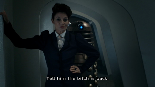 nostalgia-tblr: now imaging a dalek reporting to the boss dalek “SHE SAID TO TELL YOU THAT THE