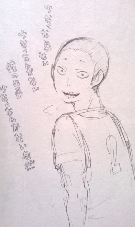karasuto:   some Haikyuu!! sketches by Furudate Haruichi  yea but look at tobio