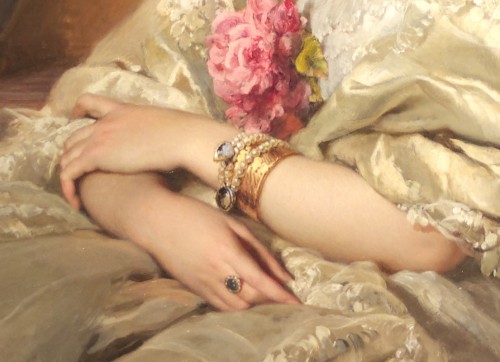 die-rosastrasse:I’m in love with women’s hands in classical paintings.Alexander Roslin &