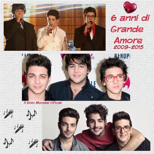 @ilvolomusic 6 anni di Grande Amore!! 2009 - 2015 #PieroBarone #GianlucaGinoble #IgnazioBoschetto #T