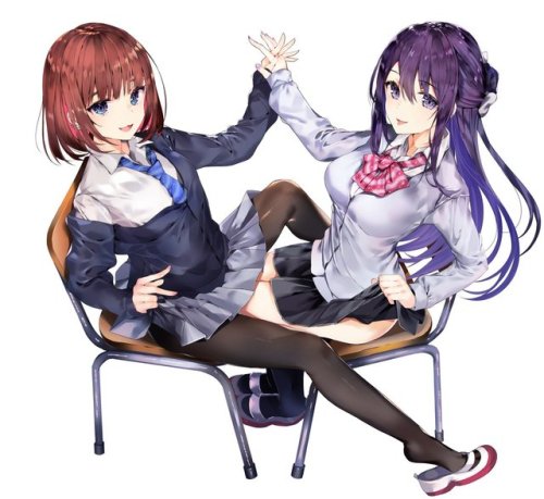 iironpig: &ldquo;仲良し女子高生ちゃん t.co/PTLhiAHtDo&rdquo;