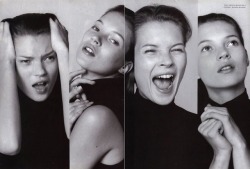 thatsoversace:  kate moss for vogue italia