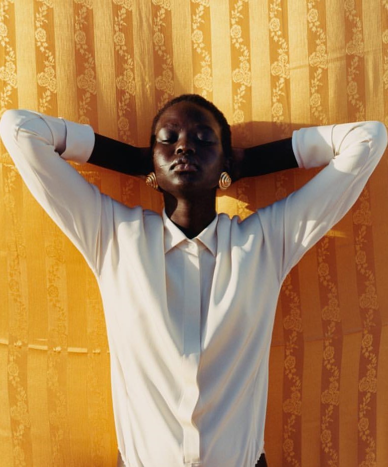 midnight-charm: Aweng Chuol photographed by Tyler Mitchell for More Or Less Magazine