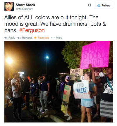 socialjusticekoolaid:   Last Night in Ferguson (9.28-9.29): Last night’s protest was one of the in Ferguson this month, proving once again that the residents of Ferguson/STL County are some of the most resilient and inspiring in all the land. The