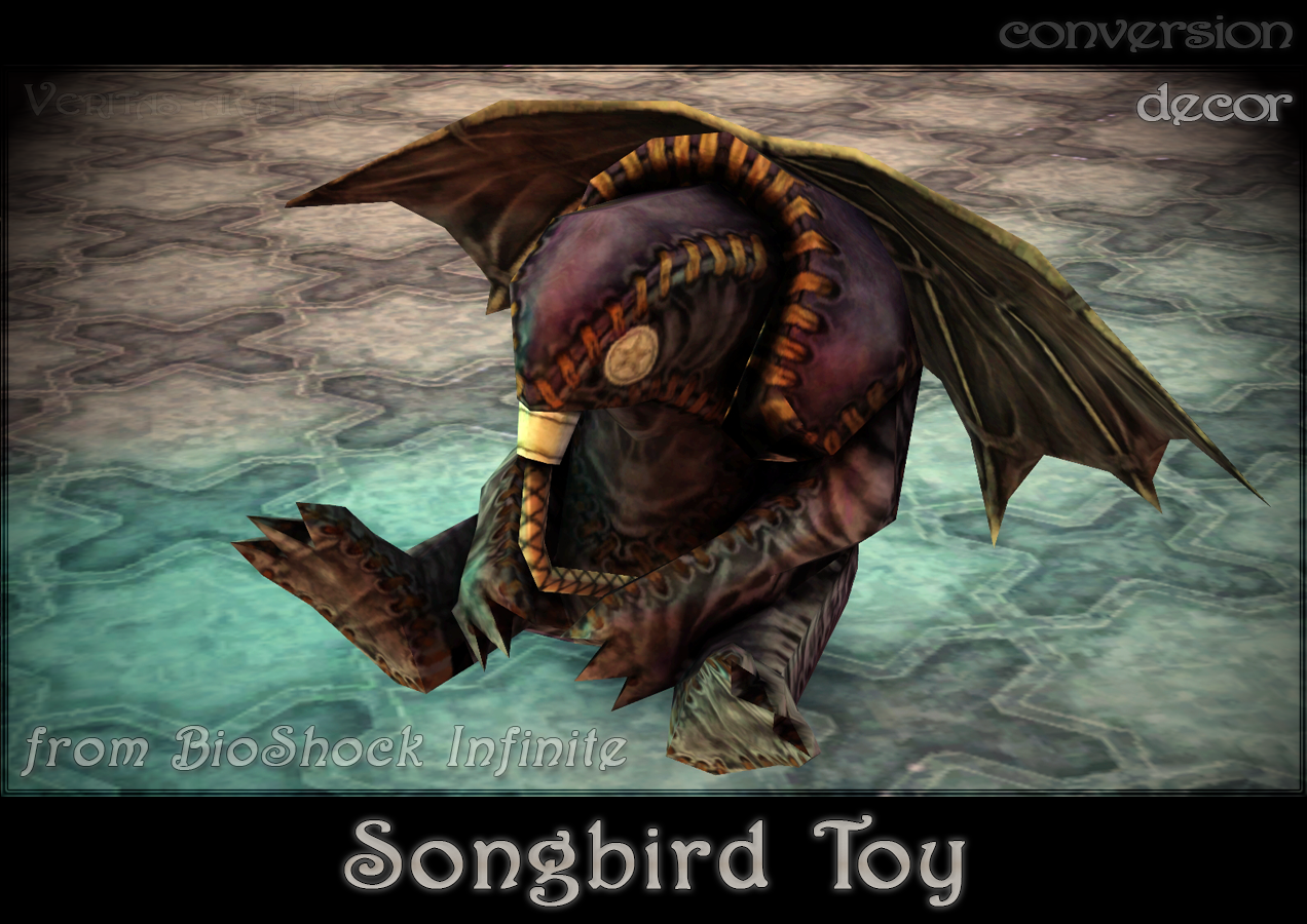 Bioshock Ts3 Club Songbird Toy Conversion From Bioshock