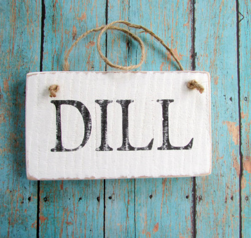 Dill Wood Sign //Homestead1863