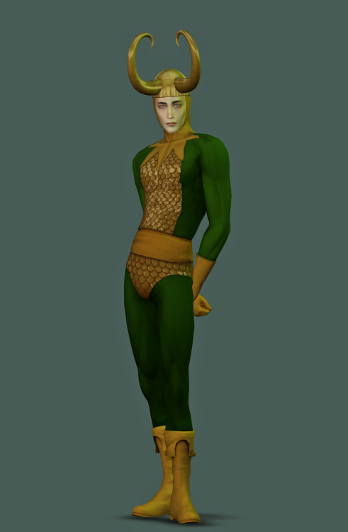 LOKINew mesh1 colorFor maleFull bodyHQ compatibleSet contains costumes and accessories WARNING! For 