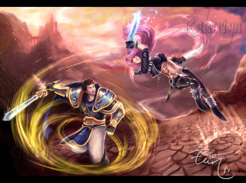 thecyberwolf:  League of Legends  by Arlequinne  Looks really good