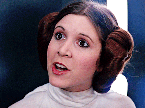cinematv:Carrie Fisher as Leia Organa in Star Wars: Episode IV- A New Hope (1977)