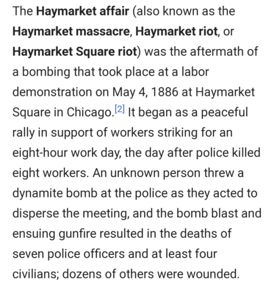 macaronijail:  Happy May Day/ International Worker’s Day and a blessed Beltane to those who celebrate!International Worker’s Day was started to fight for an eight-hour workday and to honor the anniversary of the Haymarket Affair right here in Chicago.
