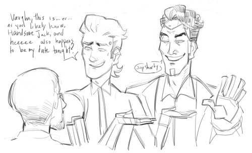 +the thrilling conclusion@antisorum asked for rhys introducing vaughn to jack and i got a few ideas 