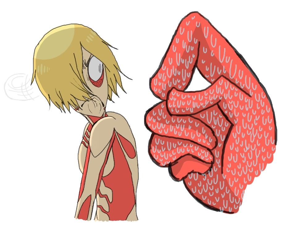 trows:  wowza-wowzers:  redraw of this gross shit cause its so damn ugly I had to