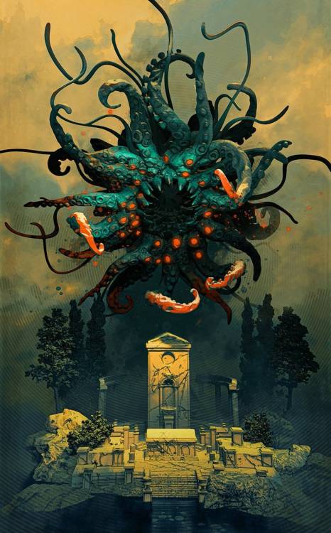 talonabraxas: “The Black Goat with a Thousand Young”  &quot;Azathoth, the Daemo