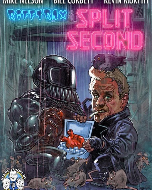 Rutger Hauer at his Rutgest. Kim Cattrall at her mist Kimishness. Global Warming has gone global. Everything and everyone is damp. And of course there’s a monster on the loose. Split Second. Link in...