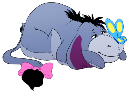 cremsie: fireandshellamari:  Eeyore from Winnie the Pooh! <3 ———————————————————————- *Patreon*  aaaaaaaaaaalookitthem 