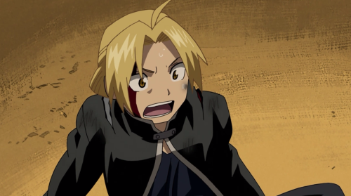 pixelghosties:  sofiakkuma:  the-masked-barona:  So with all the ish that Edward Elric goes through, did anyone else realize that a rock is the thing that leaves a scar FOR 21 EPISODES.  That’s a third of the series. For a third of the series- with