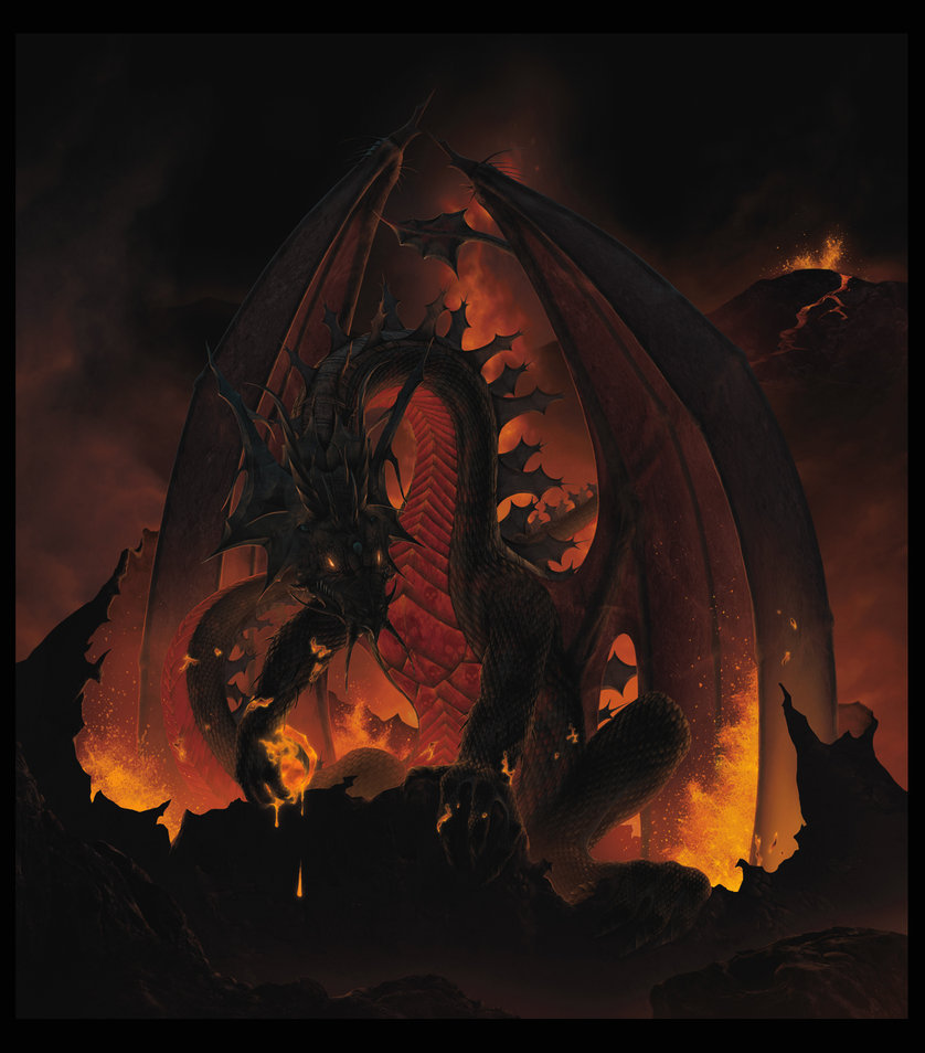 thuringwethil-theashwing:  Ancalagon The Black 