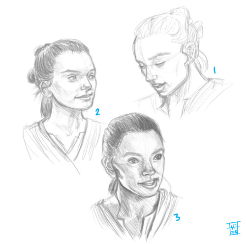 Some Rey studies, practicing up! :) 