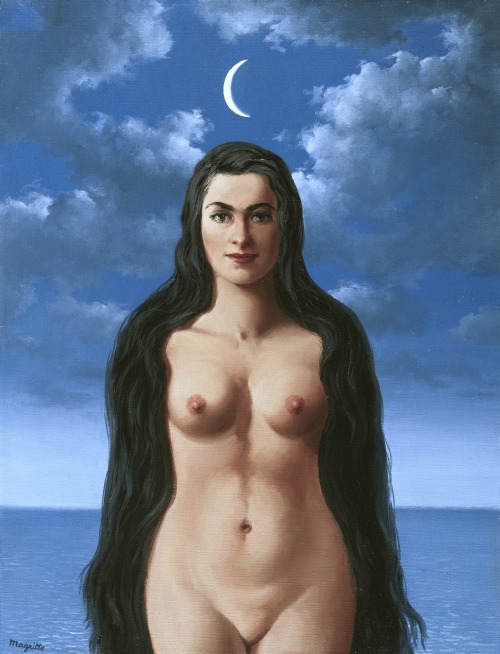 peaceinthestorm: René Magritte (1898-1967, Belgian) ~ La Robe de Galatée, 1961