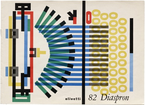 Booklet for Olivetti 82 Diaspron, ca. 1965Design: Giovanni Pintori