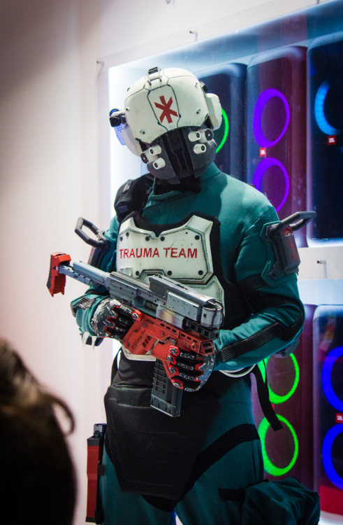 cyberpunkgame: svetazavr: Игромир 2019Igromir 2019 Everyone should have someone like the Trauma Team watching their backs.  