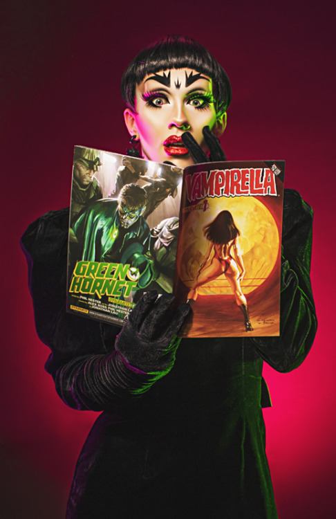 haus-of-myk:Sasha Velour - “Vampirella” Photography by David Ayllon 