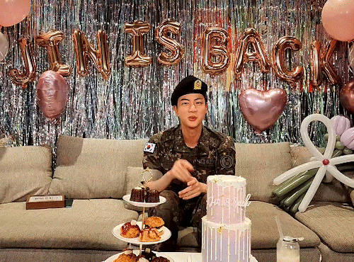 WELCOME BACK JIN