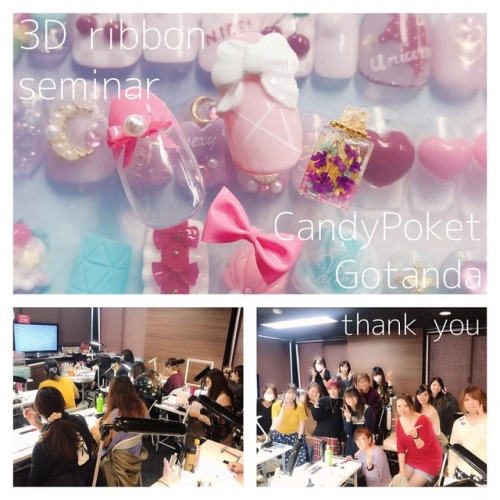 2019.02.22 CandyPoket gotanda  3D ribbon seminar @preanfaseminar @candypocketgotanda  ご受講くださった皆さまありが