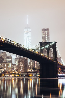 aguysmind:  The Brooklyn Bridge and One World Trade Center | Source | AGM